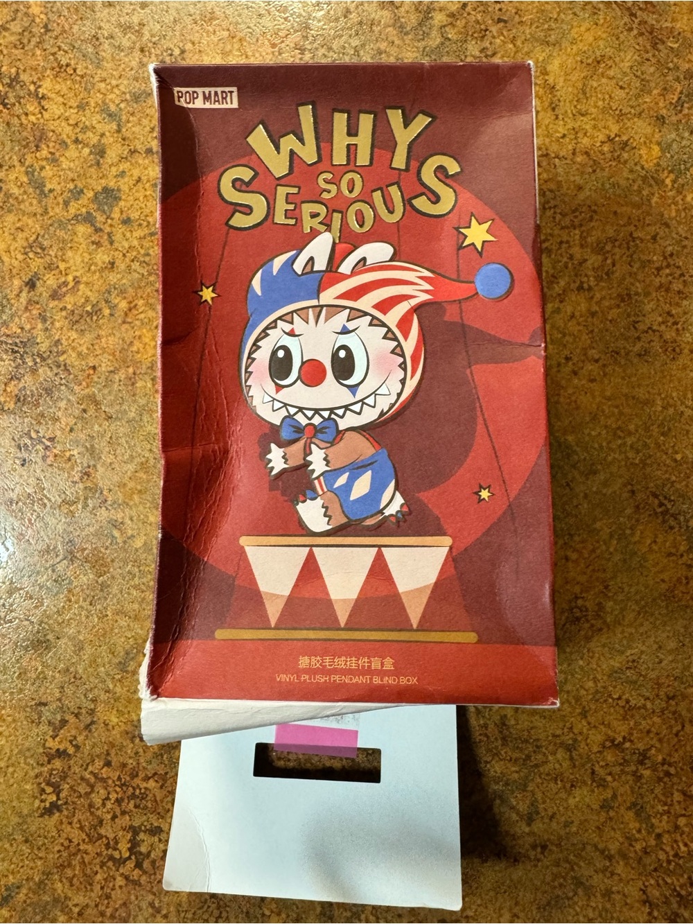 Pop Mart "Why So Serious" flame Clown Blind Box - Red & Blue